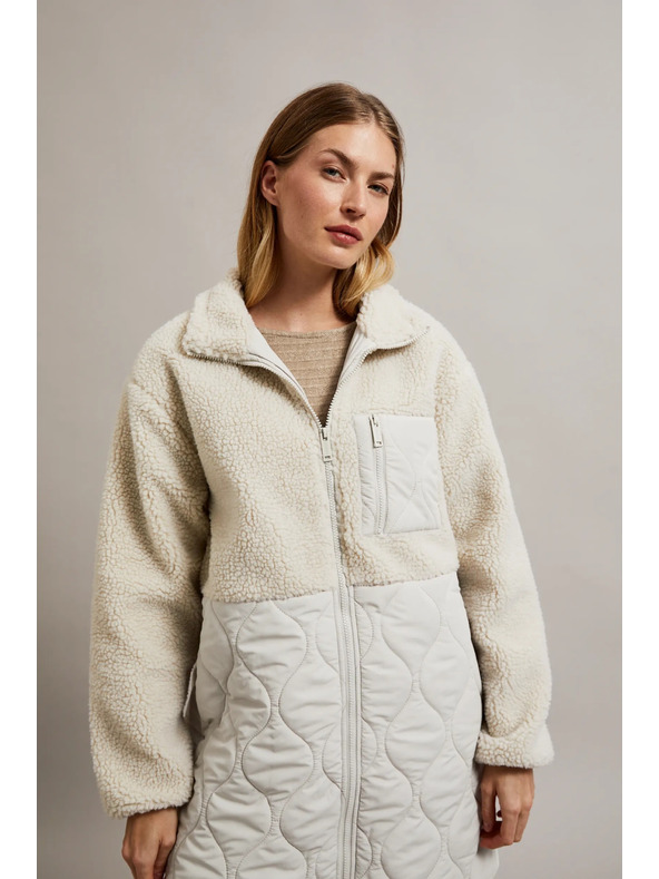 Moodo Bézs teddy dzseki Moodo