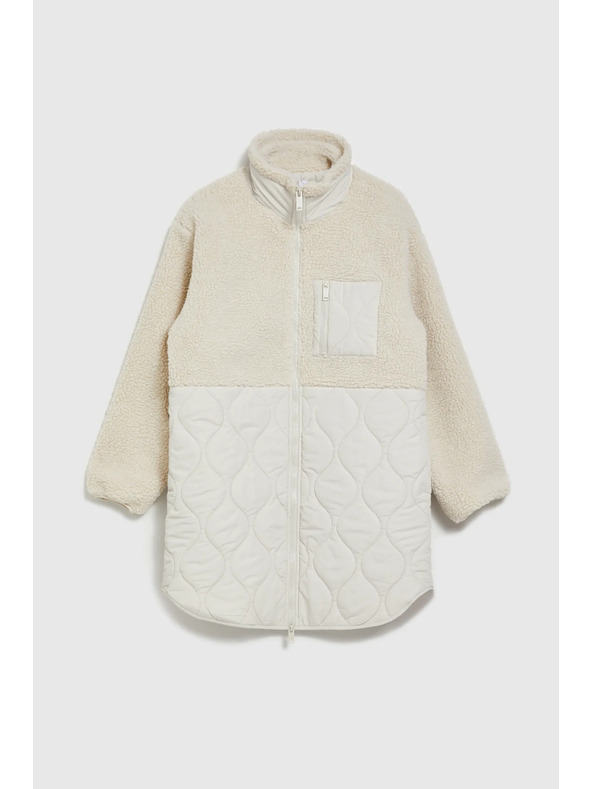 Moodo Bézs teddy dzseki Moodo