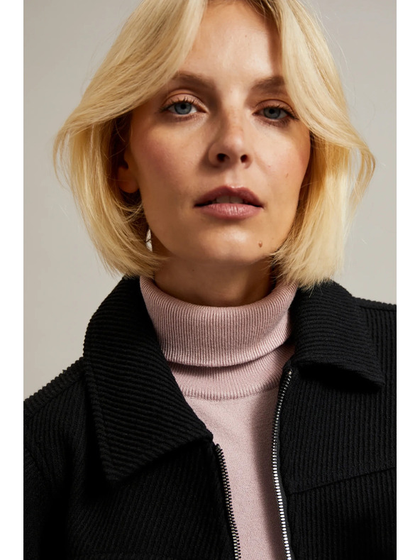 Moodo Fekete dzseki nagy zsebekke Moodo