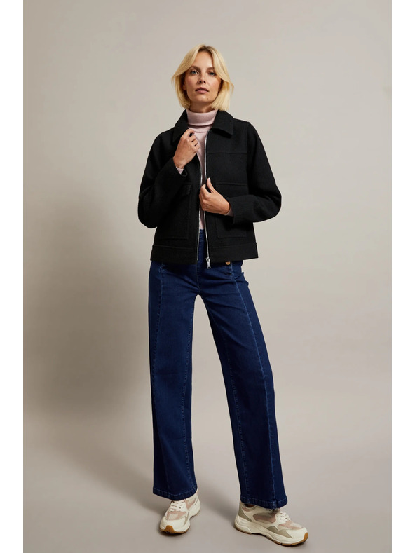 Moodo Fekete dzseki nagy zsebekke Moodo