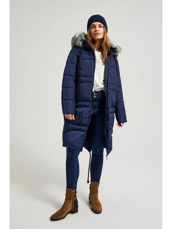 Moodo Téli steppelt dzseki kék Moodo