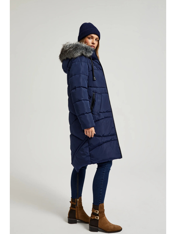 Moodo Téli steppelt dzseki kék Moodo