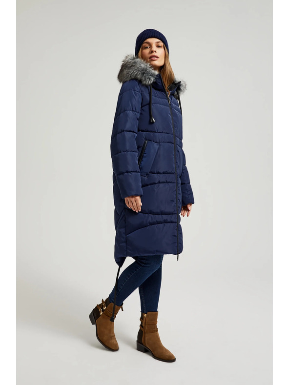 Moodo Téli steppelt dzseki kék Moodo