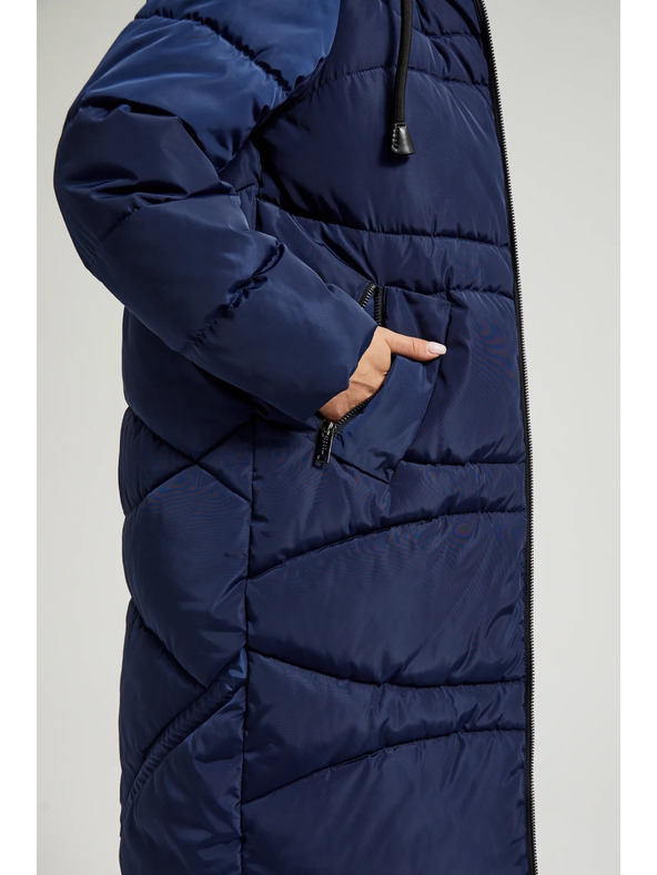 Moodo Téli steppelt dzseki kék Moodo