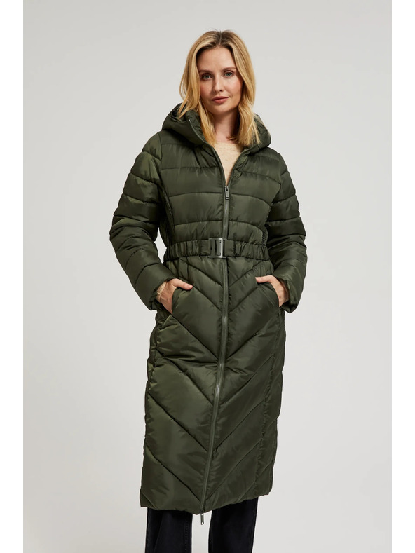 Moodo Steppelt dzseki övvel olívzöld Moodo