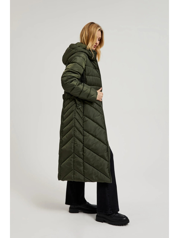 Moodo Steppelt dzseki övvel olívzöld Moodo