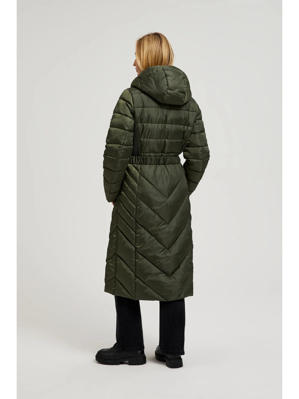 Moodo Steppelt dzseki övvel olívzöld Moodo