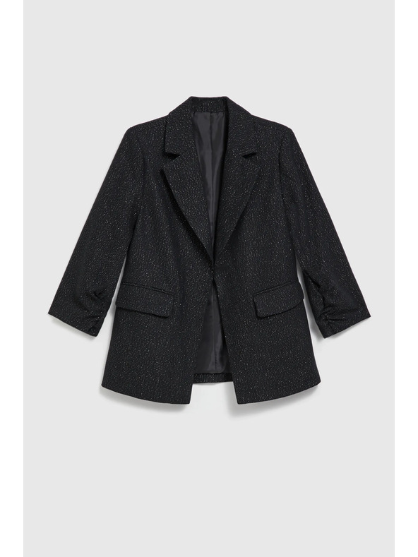 Moodo Fekete háromnegyedes ujjú zakó Moodo