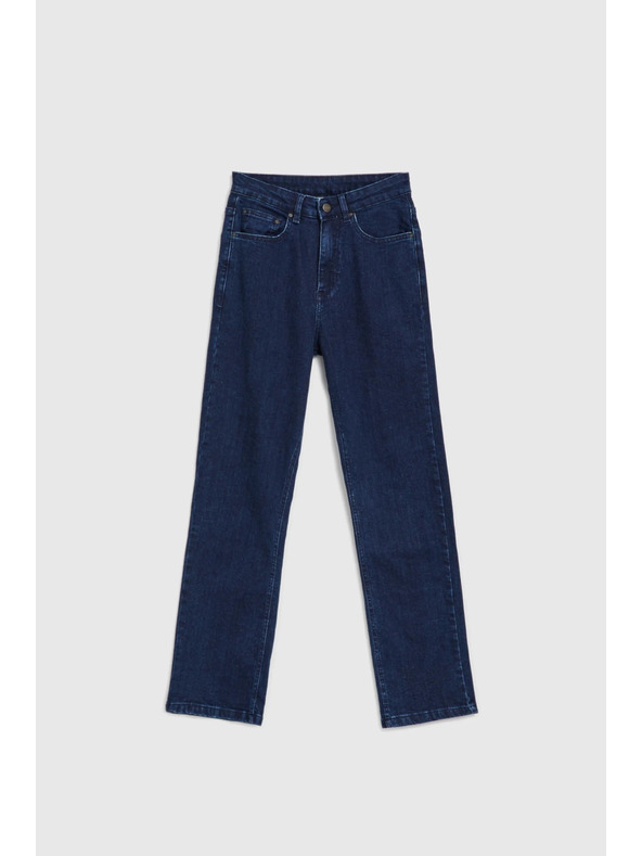 Moodo Sötétkék egyenes szárú farmer Moodo