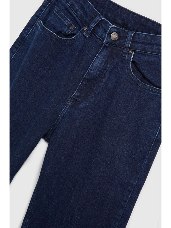 Moodo Sötétkék egyenes szárú farmer Moodo