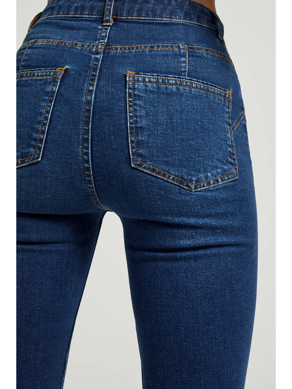 Moodo Kék egyenes szárú farmer Moodo