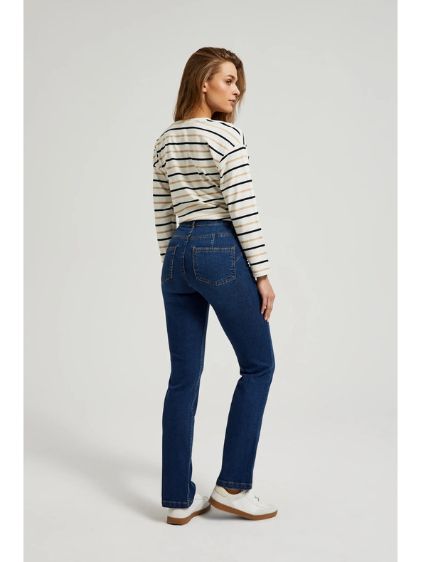 Moodo Kék egyenes szárú farmer Moodo