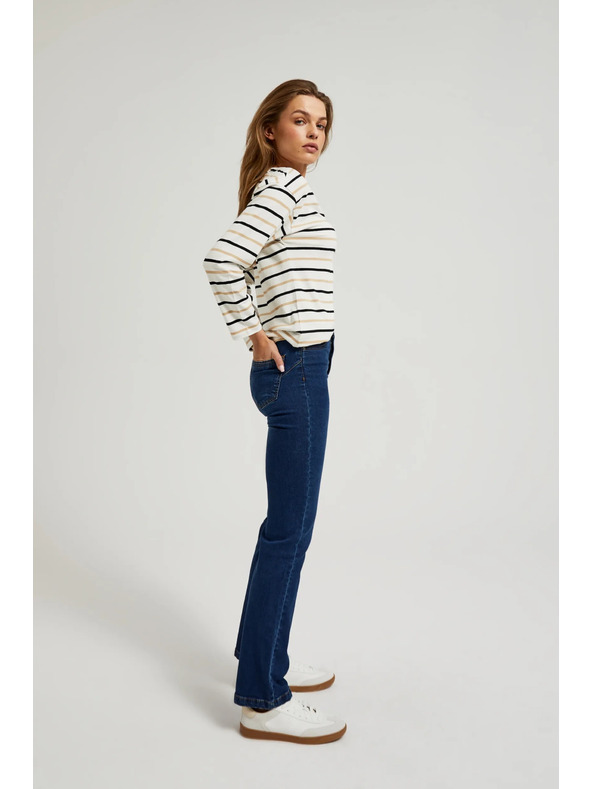 Moodo Kék egyenes szárú farmer Moodo