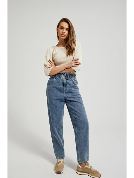 Moodo Kék magas derekú farmer Moodo