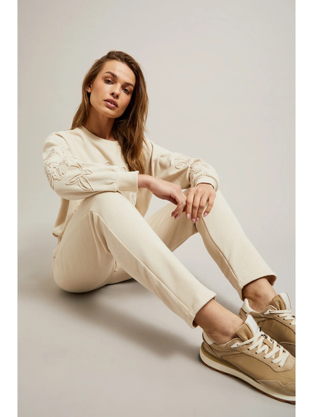 Moodo Bézs melegítőnadrág Moodo