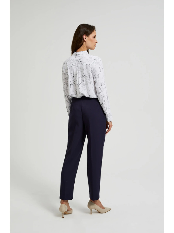 Moodo Sötétkék cigaretta szabású nadrág Moodo