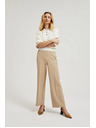 Moodo Elegáns bézs nadrág Moodo