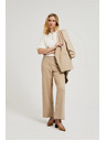 Moodo Elegáns bézs nadrág Moodo