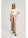 Moodo Elegáns bézs nadrág Moodo