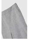 Moodo Elegáns szürke egyenes szárú nadrág Moodo