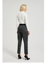 Moodo Cigaretta szabású fekete zsebes nadrág Moodo