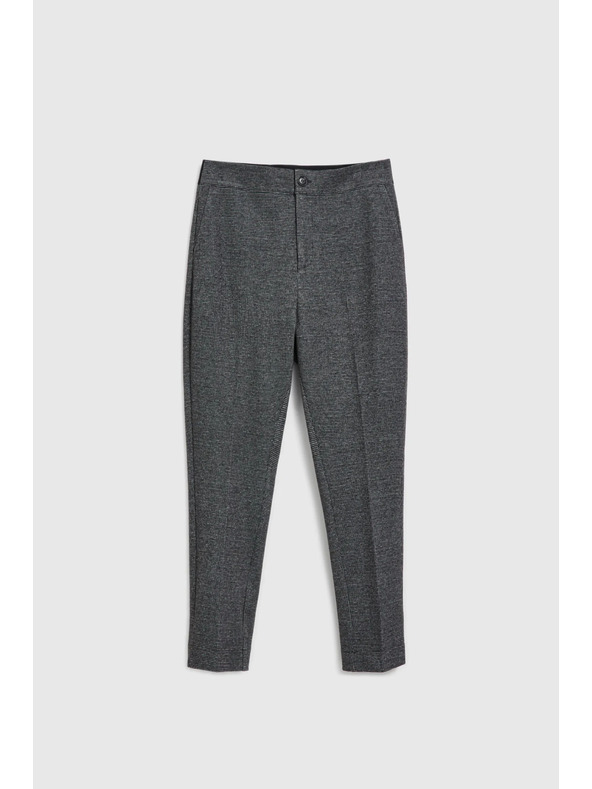 Moodo Cigaretta szabású fekete zsebes nadrág Moodo