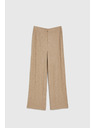 Moodo Bordázott fémszálas bézs nadrág Moodo