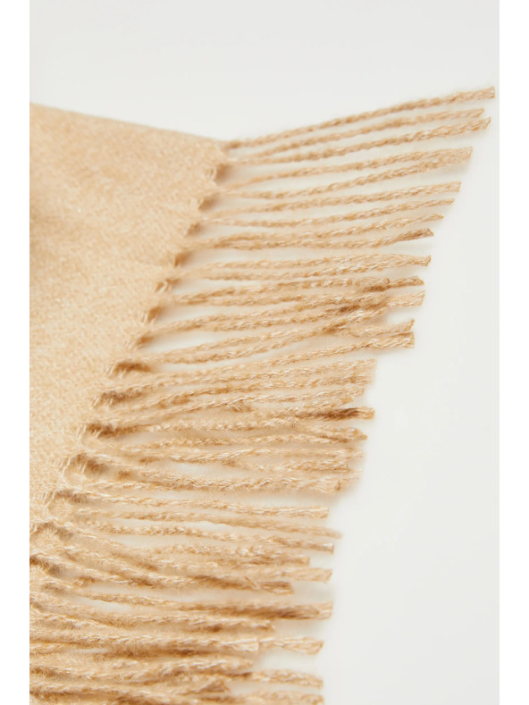 Moodo Sima bézs bojtos sál Moodo