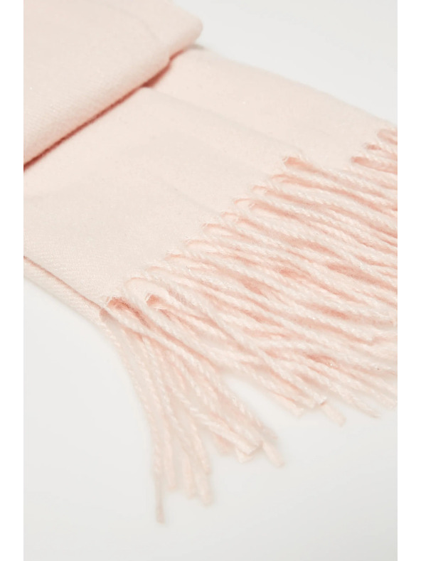 Moodo Sima rózsaszín sál rojtokkal Moodo