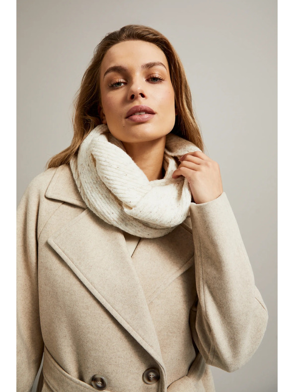 Moodo Bézs nyaksál strukturált anyagból Moodo