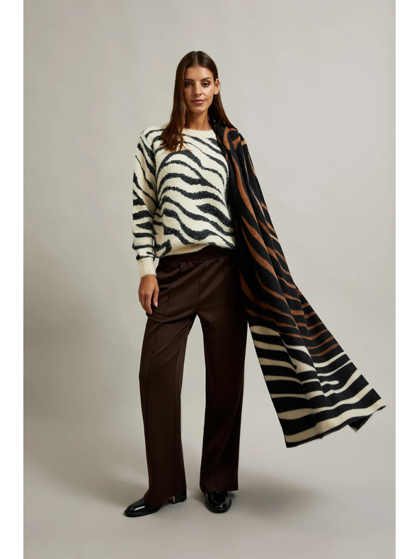 Moodo Barna sál állat mintával Moodo