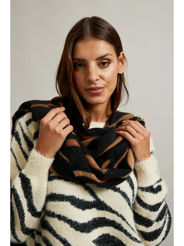 Moodo Barna sál állat mintával Moodo