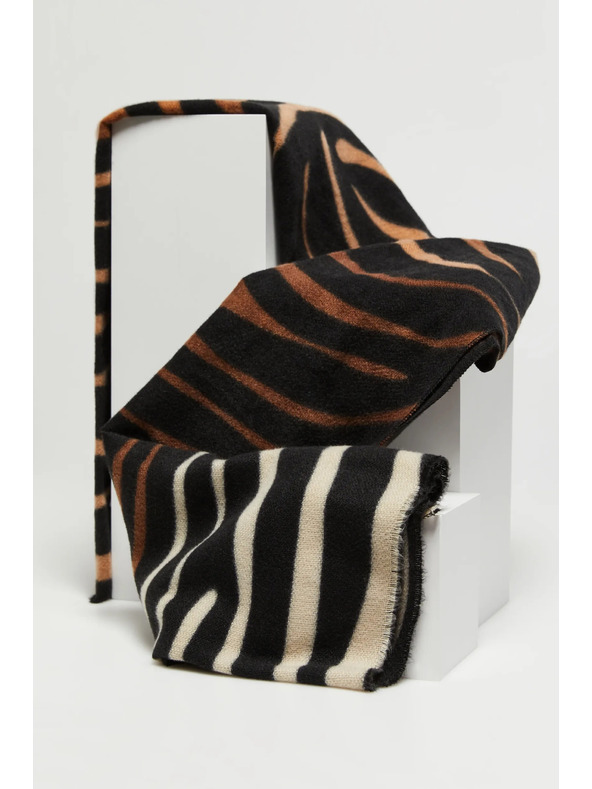 Moodo Barna sál állat mintával Moodo