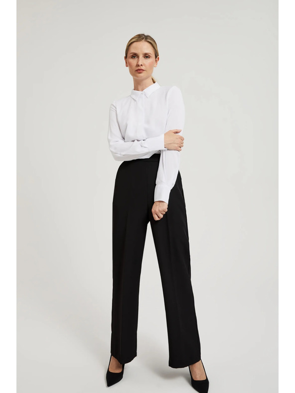 Moodo Viszkóz ing gallérral fehér Moodo