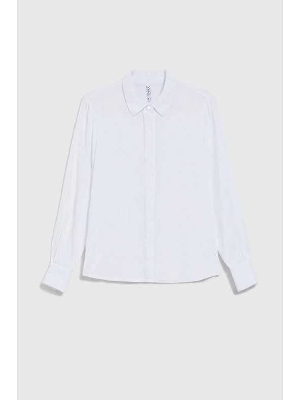 Moodo Viszkóz ing gallérral fehér Moodo