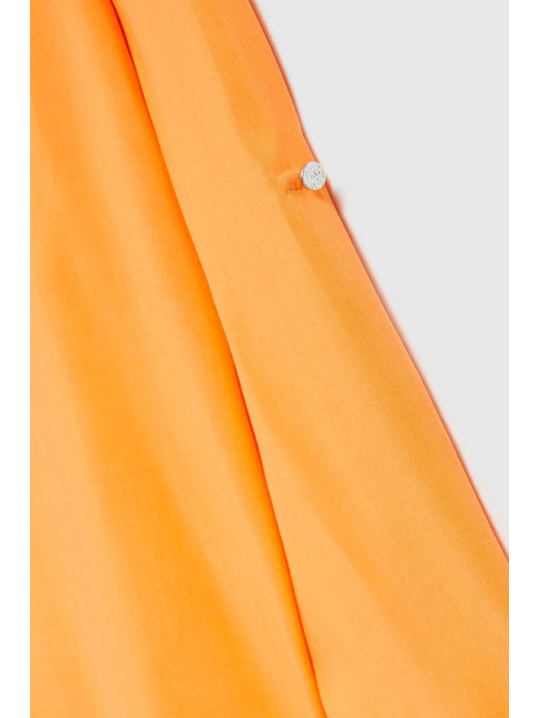 Moodo V-nyakú ing gombokkal narancssárga Moodo