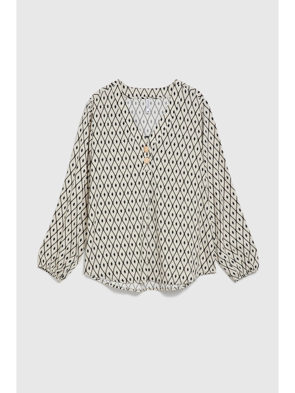 Moodo Mintás ing díszgombokkal Moodo