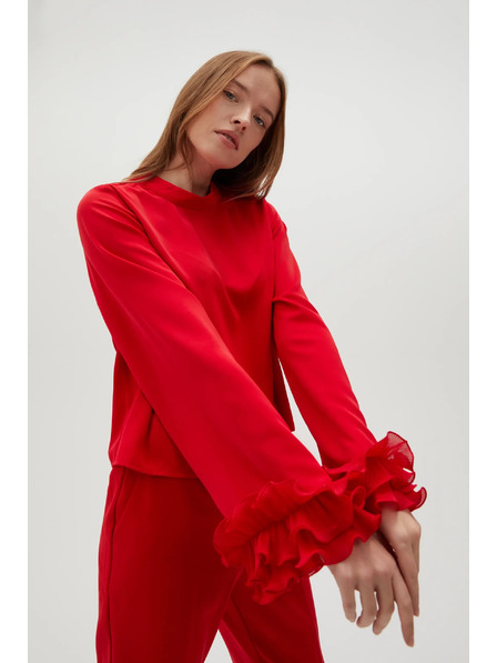 Moodo Piros ing fodros ujjakkal Moodo