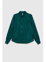 Moodo Zöld ing csipkés mandzsettával és gallérral Moodo