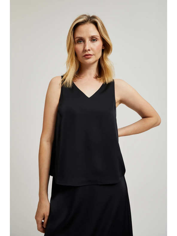 Moodo Sima V-nyakú ing fekete Moodo