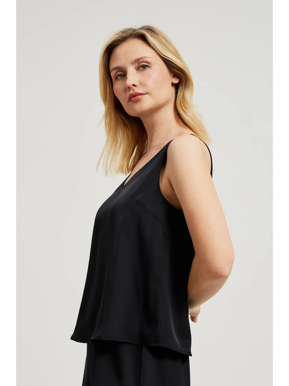 Moodo Sima V-nyakú ing fekete Moodo