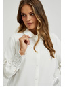 Moodo Fehér ing flitteres mandzsettával Moodo