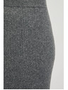Moodo Kötött midi szoknya szürke Moodo