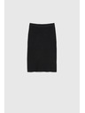 Moodo Kötött fekete ceruza szoknya Moodo