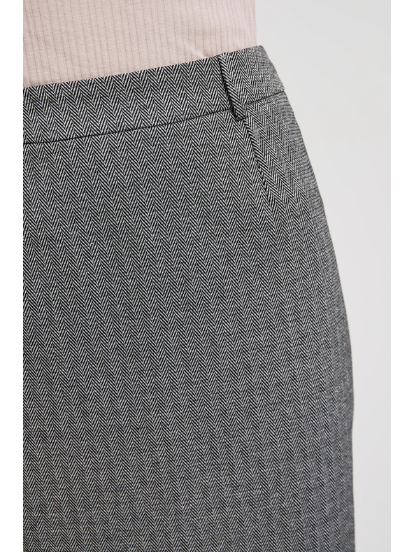 Moodo Elegáns ceruza szoknya szürke Moodo