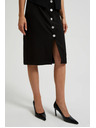 Moodo Ceruska szoknya díszgombokkal fekete Moodo