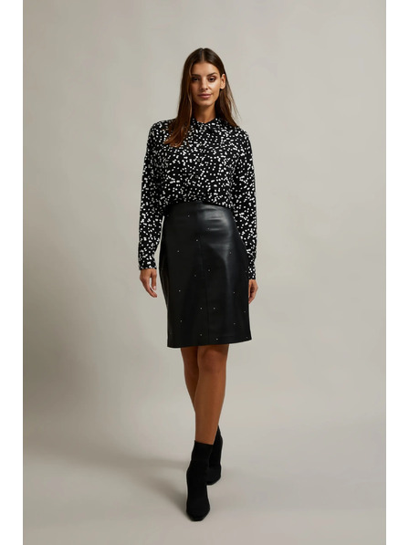 Moodo Viaszolt ceruza szoknya fekete Moodo