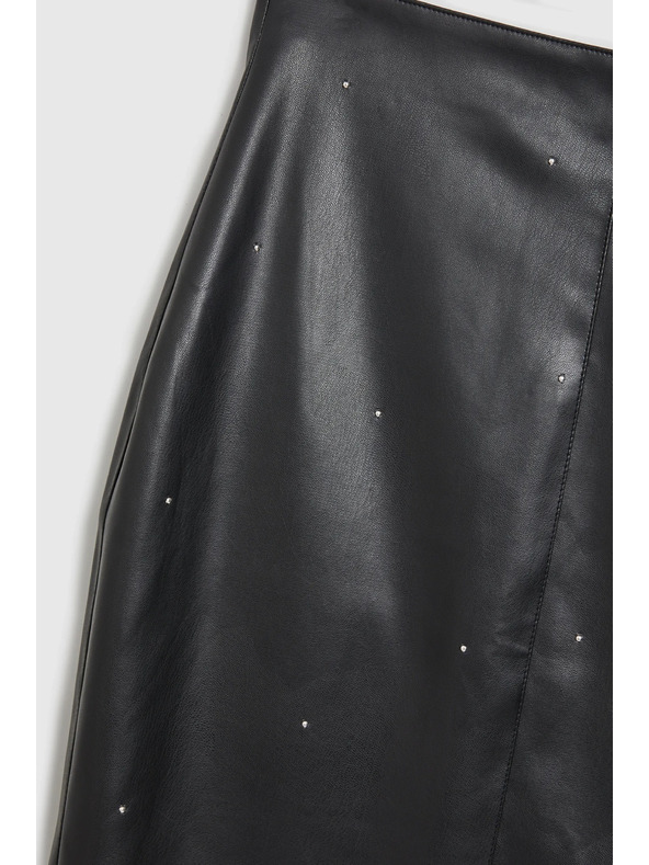 Moodo Viaszolt ceruza szoknya fekete Moodo