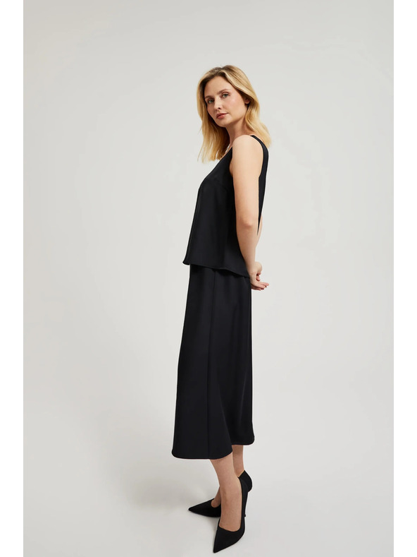 Moodo Fekete A-vonalú szoknya Moodo