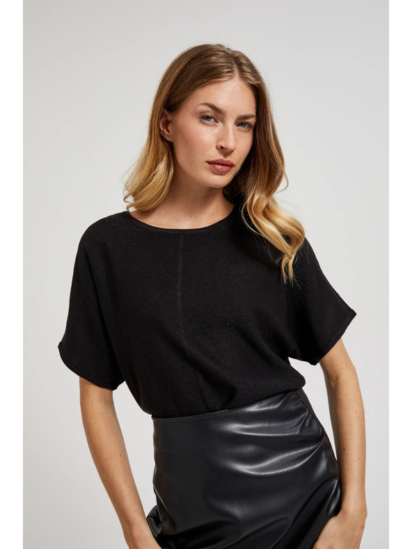 Moodo Öko-bőr ceruza szoknya fekete Moodo